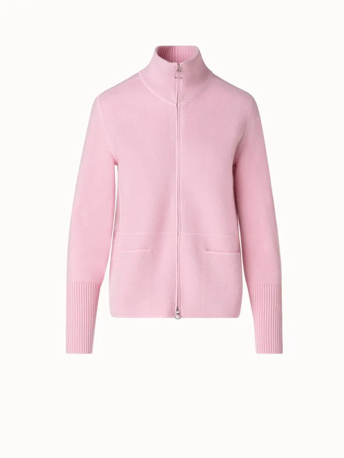 100 Cashmere Knit Cardigan Lotus Women Akris Knitwear