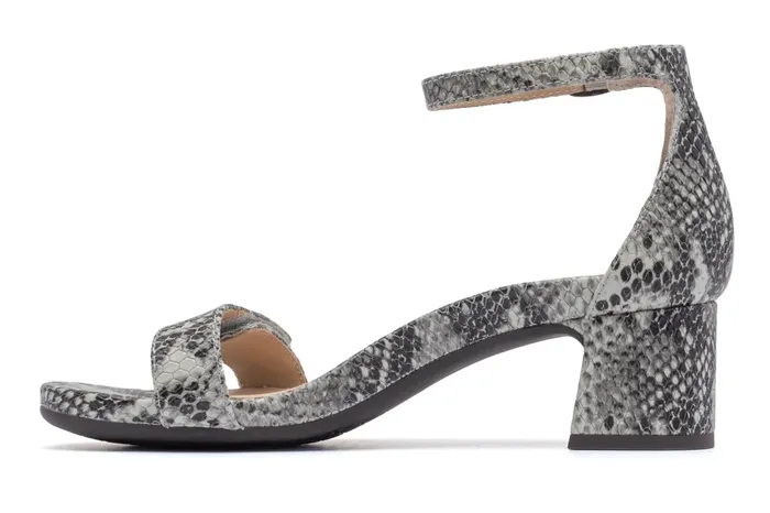 ABEO Footwear Avenue Strap Snake Print Leather Women Dress
