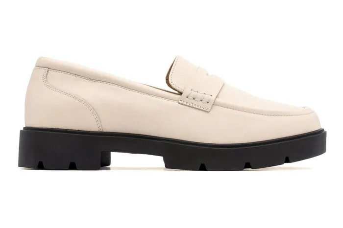 ABEO Footwear Boulevard Loafer Off White Women Dress ABEO Footwear Boulevard Loafer Off White Women Dress