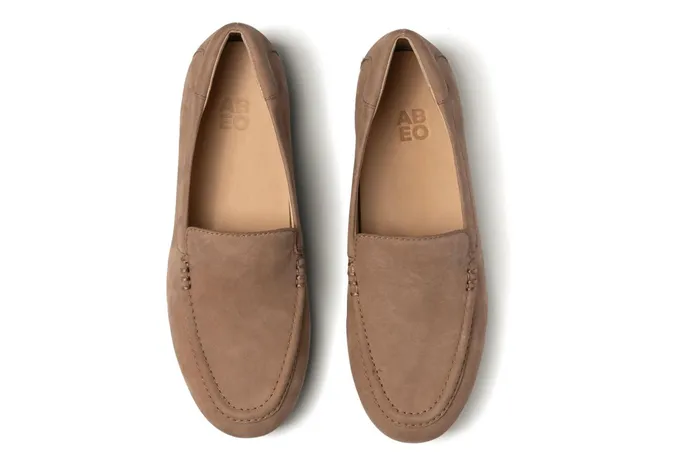 ABEO Footwear Harbor Dark Beige Nubuck Women Dress ABEO Footwear Harbor Dark Beige Nubuck Women Dress