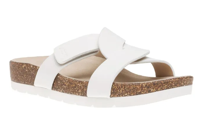 ABEO Footwear Lanai Slide Bright White Women Sandals