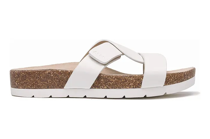 ABEO Footwear Lanai Slide Bright White Women Sandals ABEO Footwear Lanai Slide Bright White Women Sandals