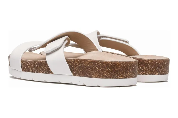 ABEO Footwear Lanai Slide Bright White Women Sandals ABEO Footwear Lanai Slide Bright White Women Sandals