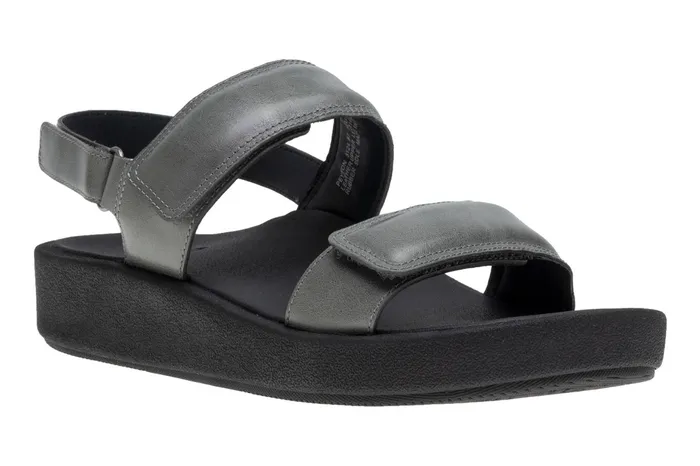 ABEO Footwear Paseo Sandal Pewter Women Sandals