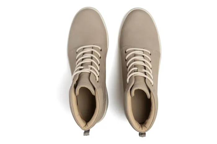 ABEO Footwear Passage Lace Up Beige Women Boots