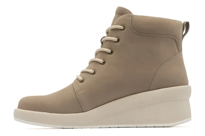 ABEO Footwear Passage Lace Up Beige Women Boots