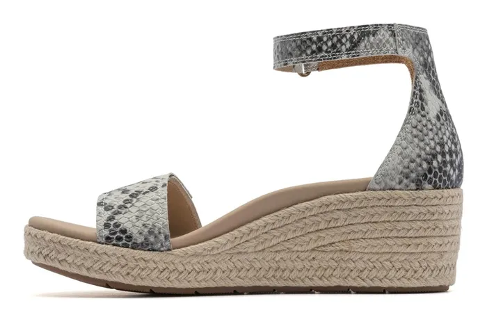 ABEO Footwear Riviera Ankle Sandal Snake Print Leather Women Sandals ABEO Footwear Riviera Ankle Sandal Snake Print Leather Women Sandals