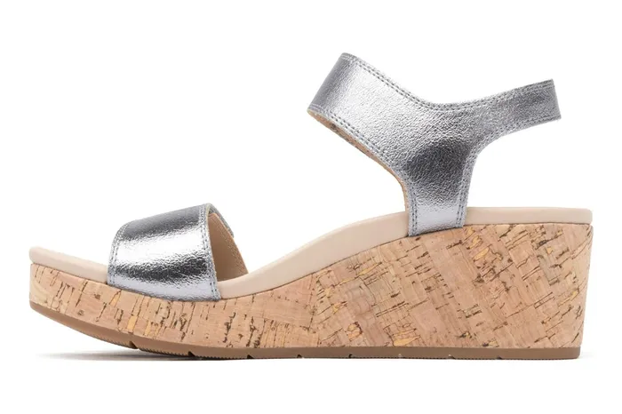 ABEO Footwear Riviera Strap Sandal Pewter Women Sandals ABEO Footwear Riviera Strap Sandal Pewter Women Sandals