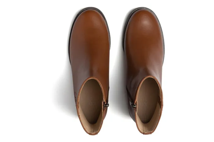 ABEO Footwear Traverse Ankle Dark Tan Women Boots