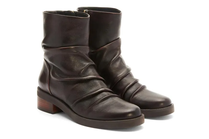 ABEO Footwear Traverse Scrunch Burgundy Women Boots