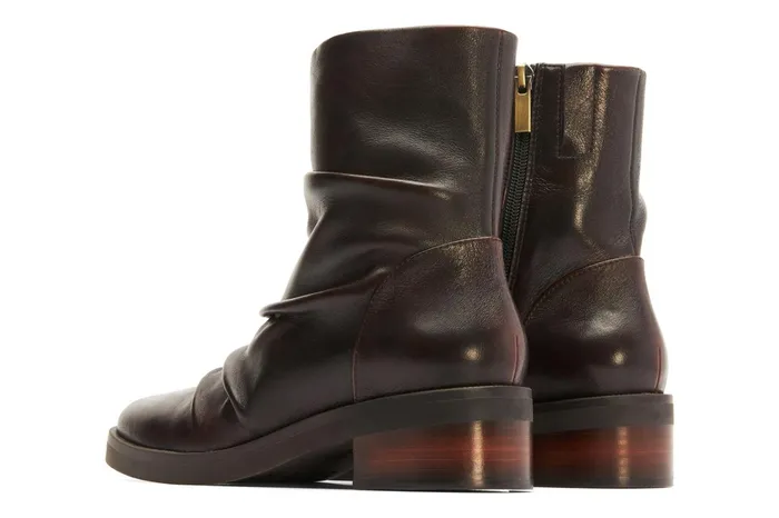 ABEO Footwear Traverse Scrunch Burgundy Women Boots