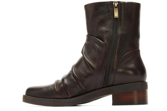 ABEO Footwear Traverse Scrunch Burgundy Women Boots