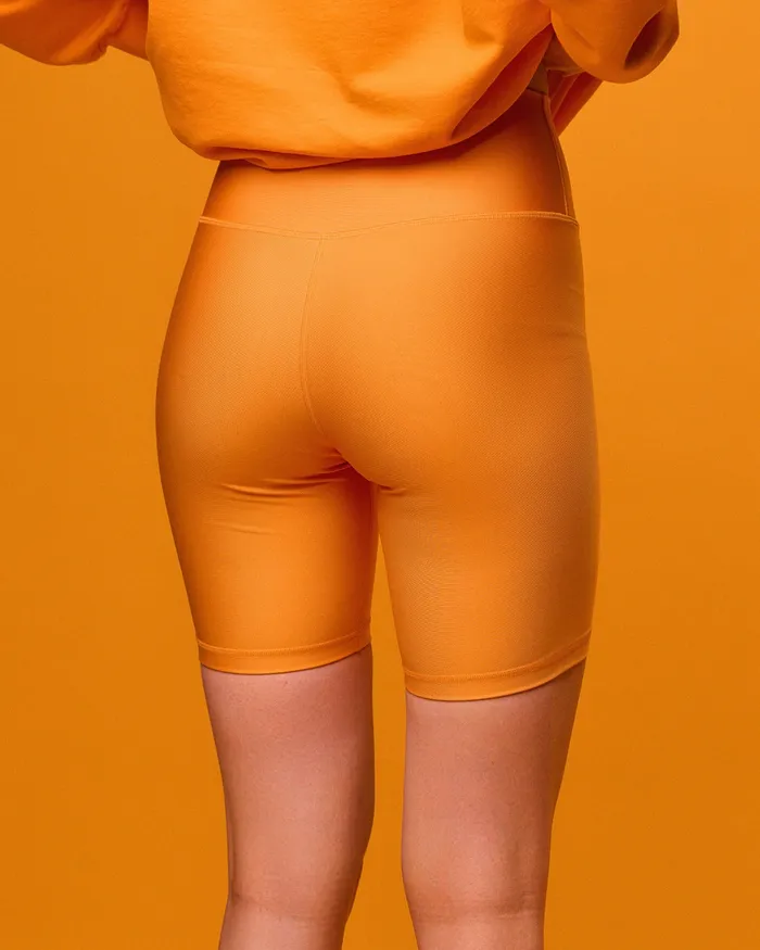 Active Bike Shorts 8211 Sunny Orange Bike Shorts Colorfulstandard Women