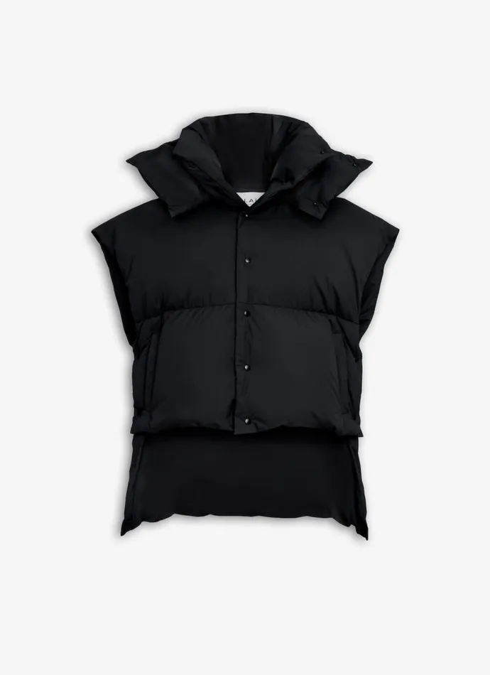 Alaa Coats and Jackets PUFFER VEST Black 8211 Women