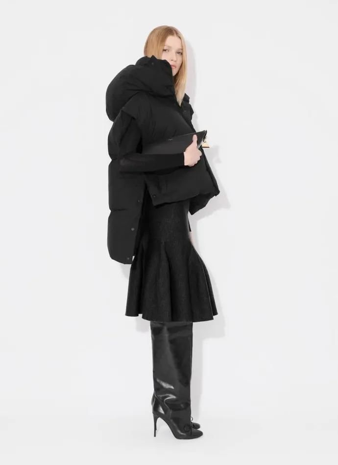 Alaa Coats and Jackets PUFFER VEST Black 8211 Women