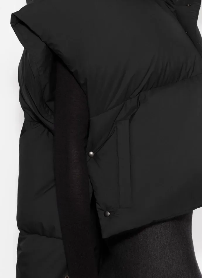 Alaa Coats and Jackets PUFFER VEST Black 8211 Women