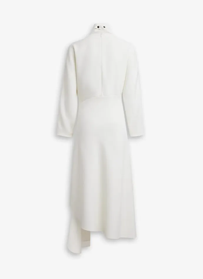 Alaa Dresses FLUID ASYMMETRIC DRESS White 8211 Women Alaa Dresses FLUID ASYMMETRIC DRESS White 8211 Women