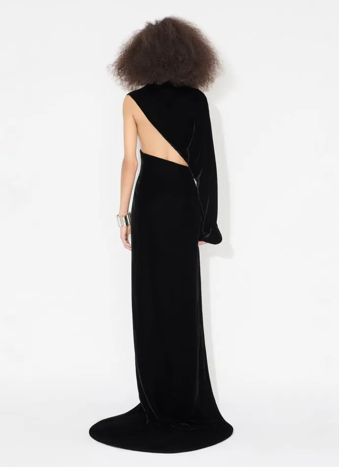 Alaa Dresses LONG VELVET DRESS 8211 Women Alaa Dresses LONG VELVET DRESS 8211 Women