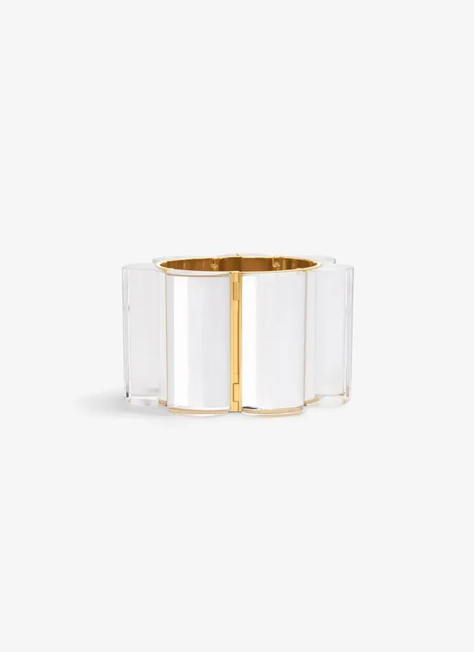 Alaa Jewels STACKING TUBE BRACELET Blacktransparent 8211 Women Alaa Jewels STACKING TUBE BRACELET Blacktransparent 8211 Women