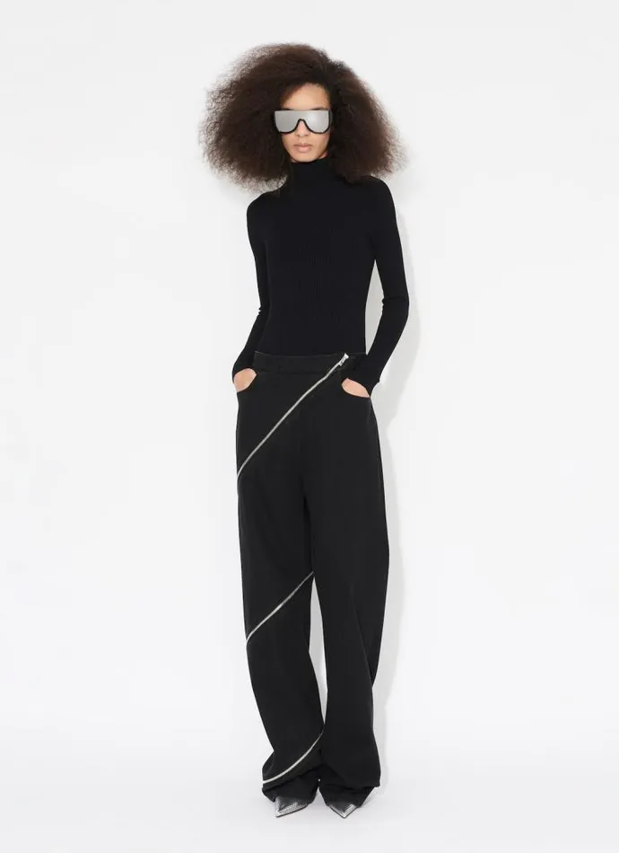 Alaa Knitwear RIBBED KNIT BODYSUIT Black 8211 Women Alaa Knitwear RIBBED KNIT BODYSUIT Black 8211 Women