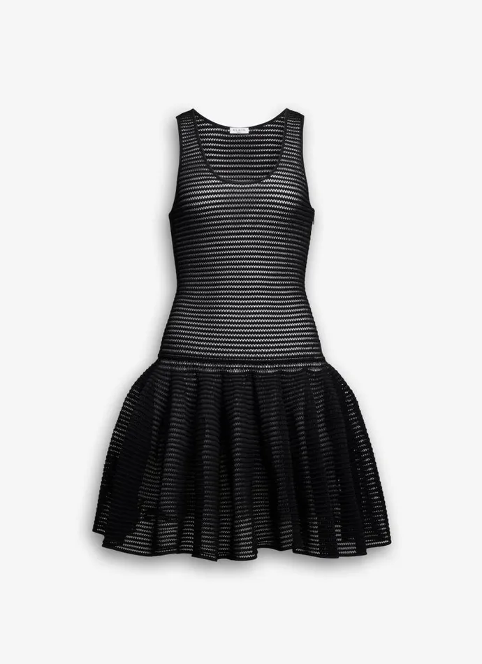 Alaa Knitwear SHORT CRINOLINE KNIT DRESS Black 8211 Women Alaa Knitwear SHORT CRINOLINE KNIT DRESS Black 8211 Women