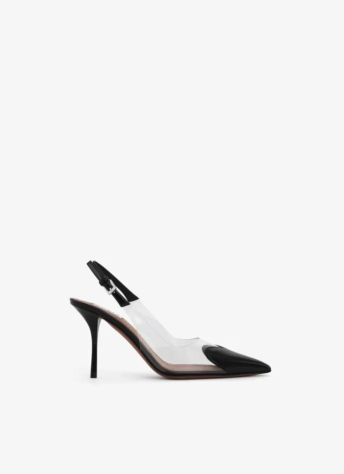 Alaa Le Cur LE CUR SLINGBACKS IN PATENT CALFSKIN Black 8211 Women