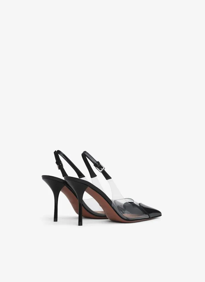 Alaa Le Cur LE CUR SLINGBACKS IN PATENT CALFSKIN Black 8211 Women