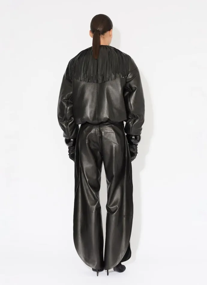 Alaa Pants and Shorts LEATHER PETAL PANTS 8211 Women Alaa Pants and Shorts LEATHER PETAL PANTS 8211 Women