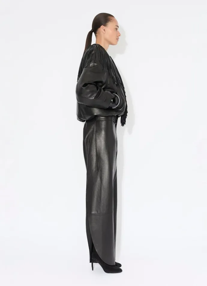 Alaa Pants and Shorts LEATHER PETAL PANTS 8211 Women Alaa Pants and Shorts LEATHER PETAL PANTS 8211 Women