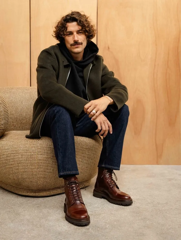 Alan Coffee Liqueur Men Bobbies Boots