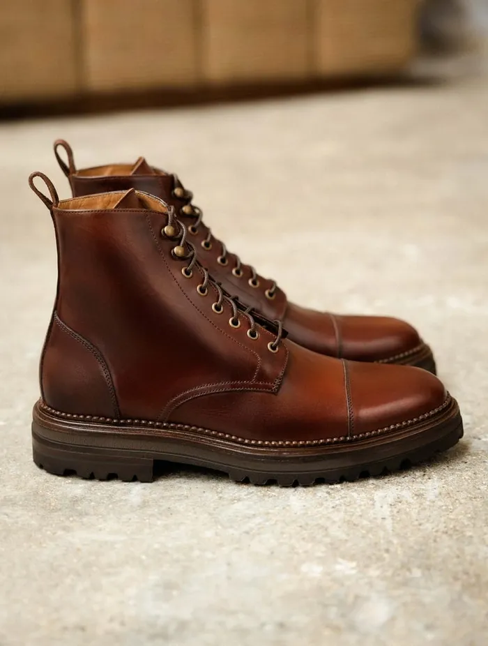 Alan Coffee Liqueur Men Bobbies Boots