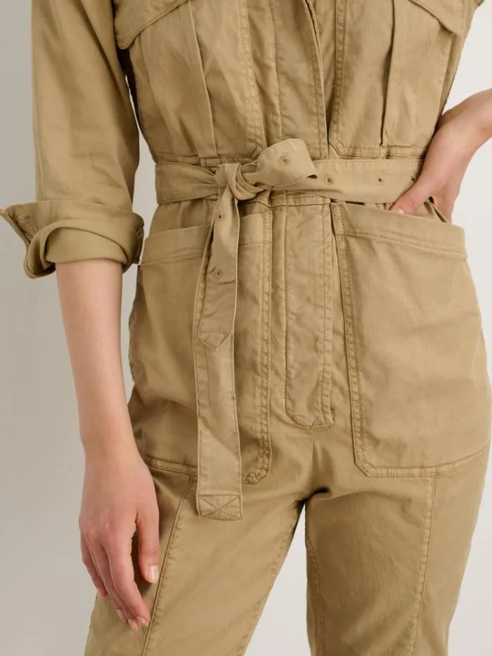 Alex Mill Jumpsuits Expedition Jumpsuit In Washed Twill Vintage Khaki 8211 Women