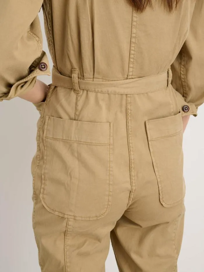 Alex Mill Jumpsuits Expedition Jumpsuit In Washed Twill Vintage Khaki 8211 Women