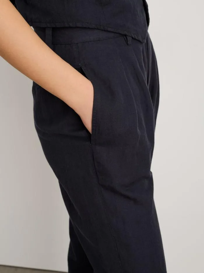 Alex Mill Pants Double Pleat Pant In Twill Washed Black 8211 Women