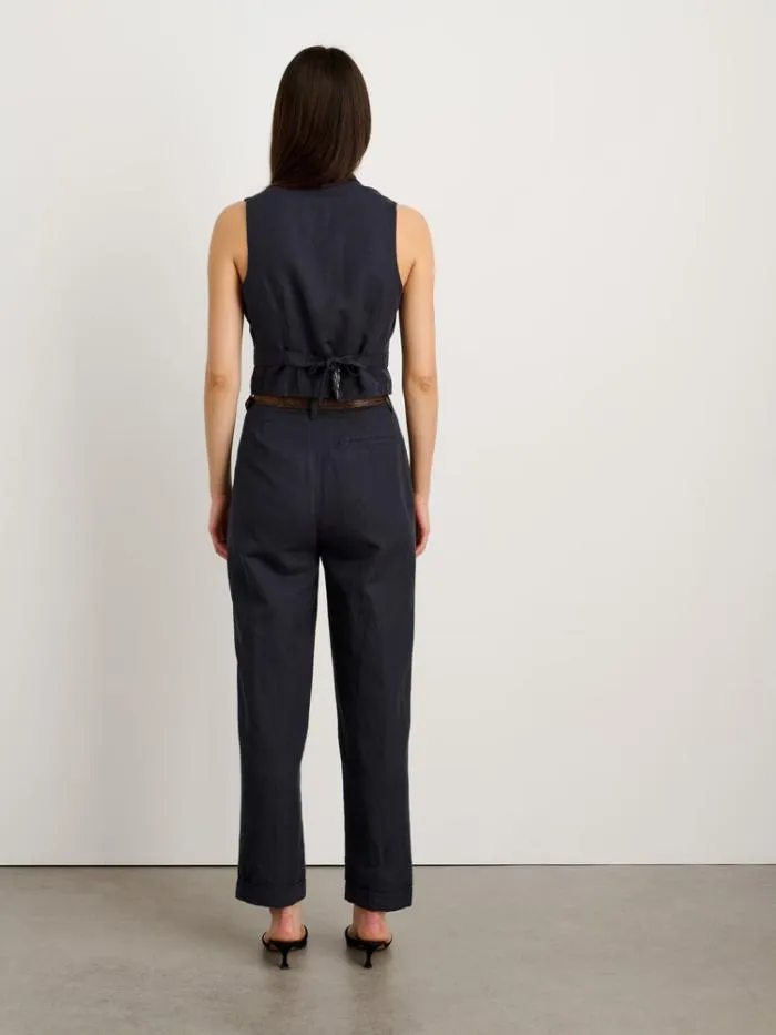Alex Mill Pants Double Pleat Pant In Twill Washed Black 8211 Women