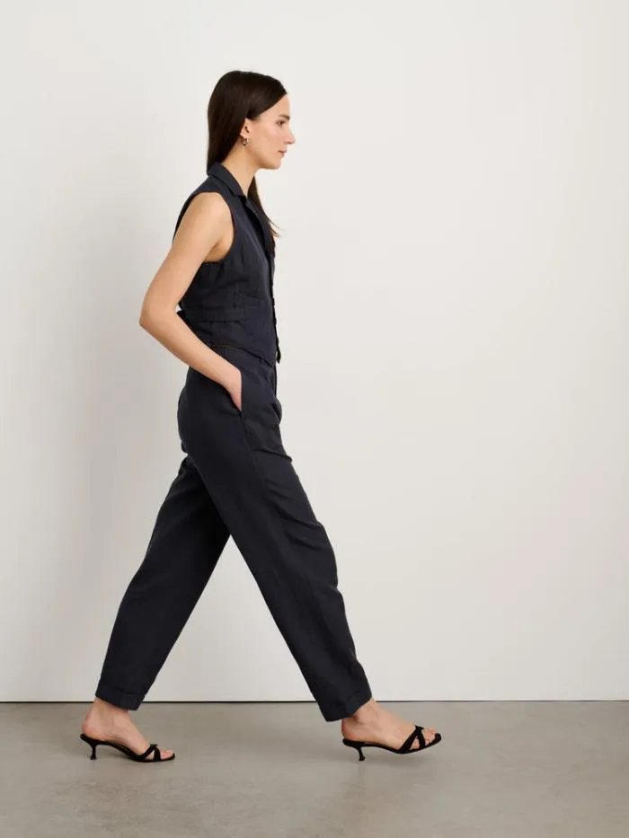 Alex Mill Pants Double Pleat Pant In Twill Washed Black 8211 Women