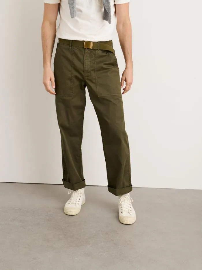 Alex Mill Pants Field Chino Military Olive 8211 Men