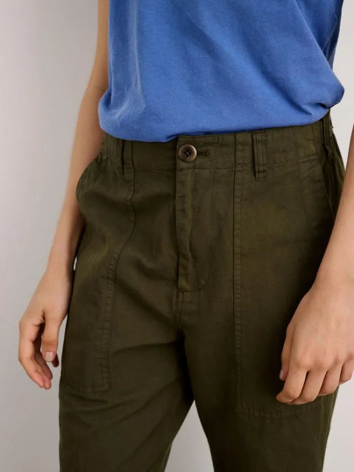 Alex Mill Pants Neil Utility Straight Leg Pant Military Olive 8211 Women