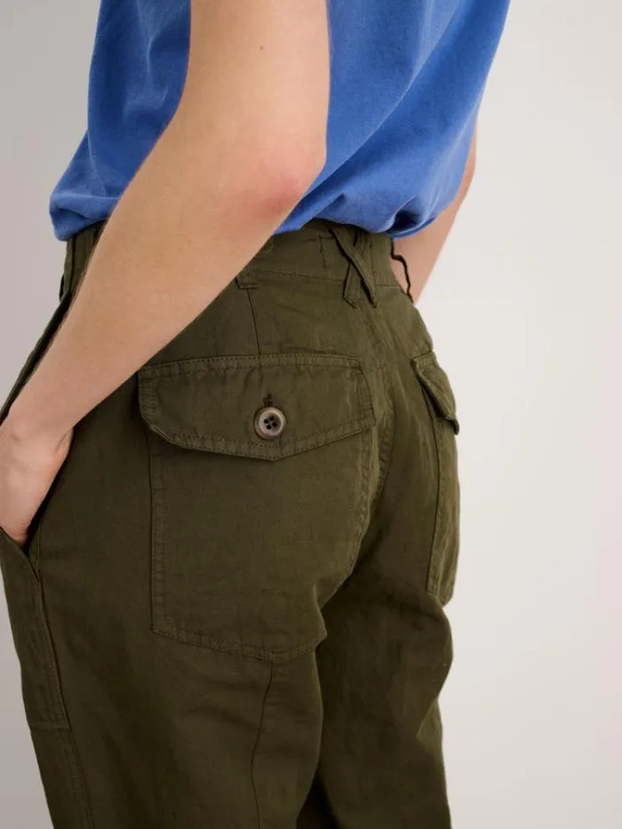 Alex Mill Pants Neil Utility Straight Leg Pant Military Olive 8211 Women