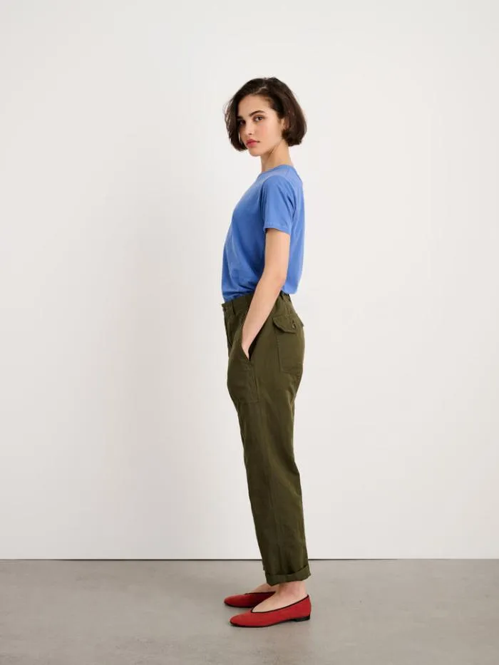 Alex Mill Pants Neil Utility Straight Leg Pant Military Olive 8211 Women