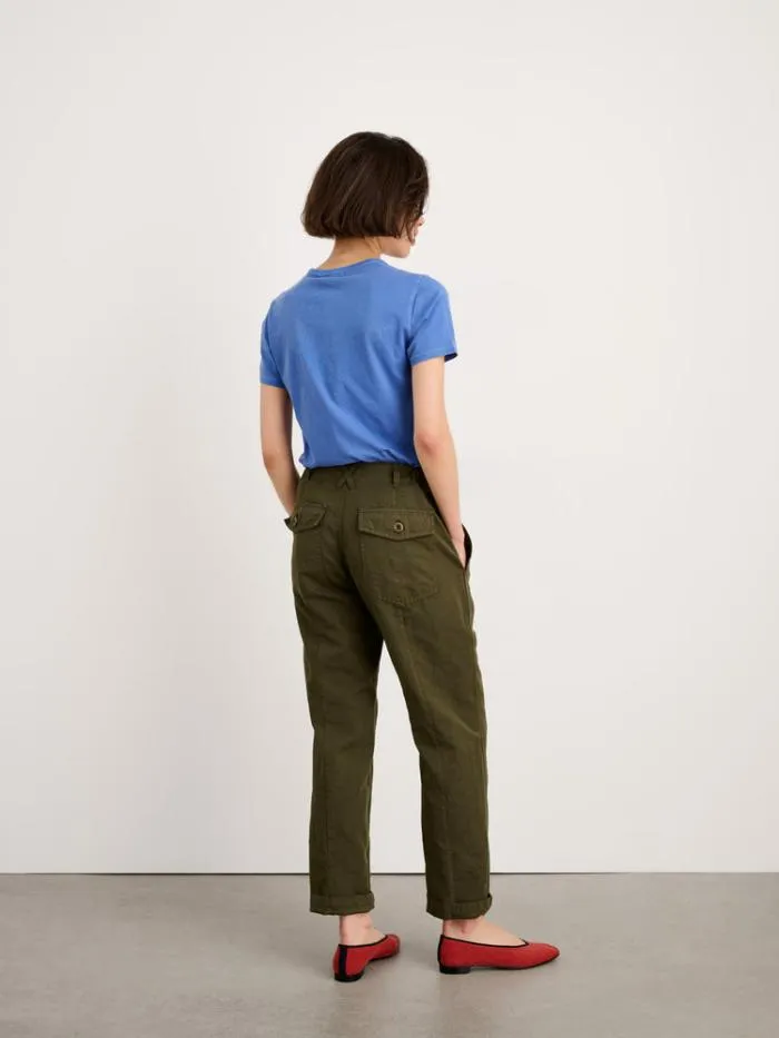 Alex Mill Pants Neil Utility Straight Leg Pant Military Olive 8211 Women