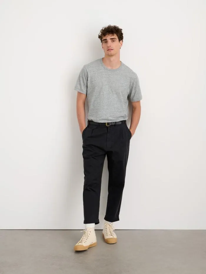 Alex Mill Pants Standard Pleated Pant In Chino Black 8211 Men