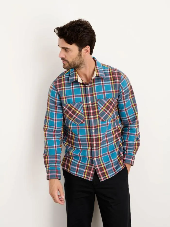 Alex Mill Shirts Chore Shirt In Blue Plaid Flannel 8211 Men