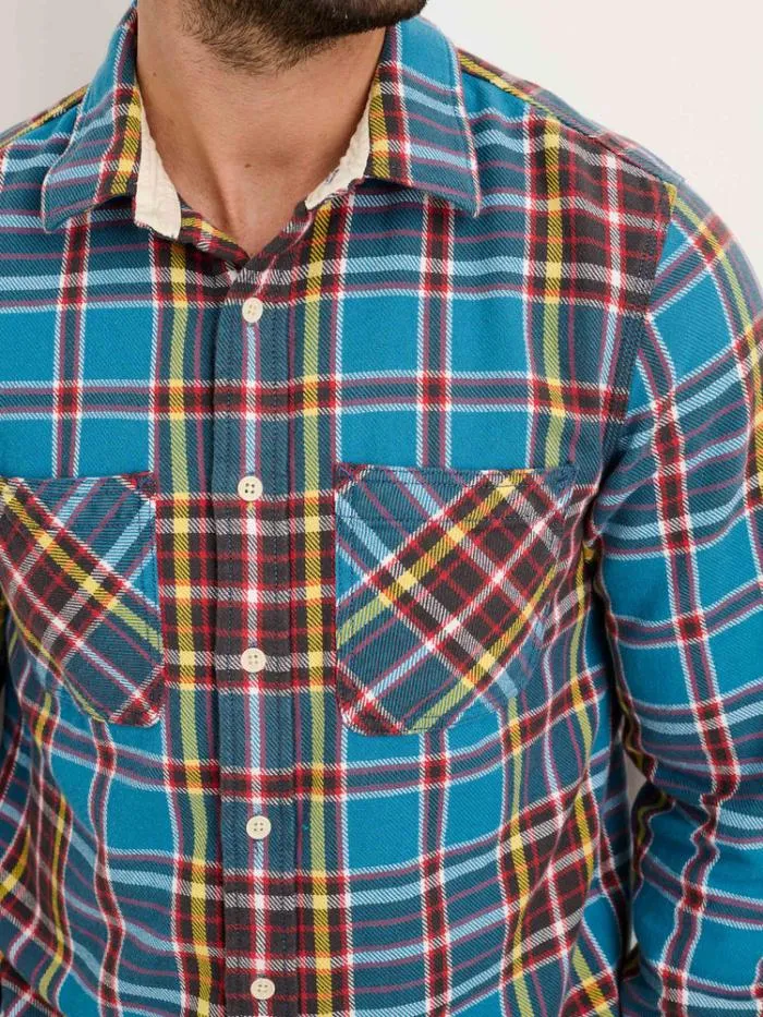 Alex Mill Shirts Chore Shirt In Blue Plaid Flannel 8211 Men