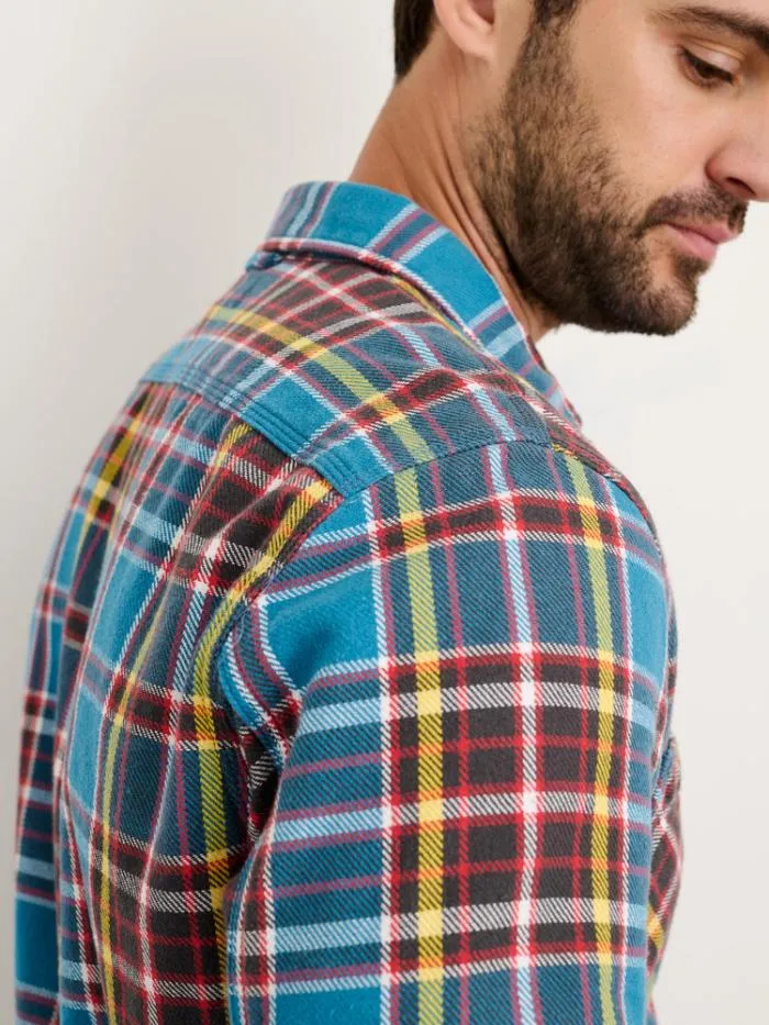 Alex Mill Shirts Chore Shirt In Blue Plaid Flannel 8211 Men