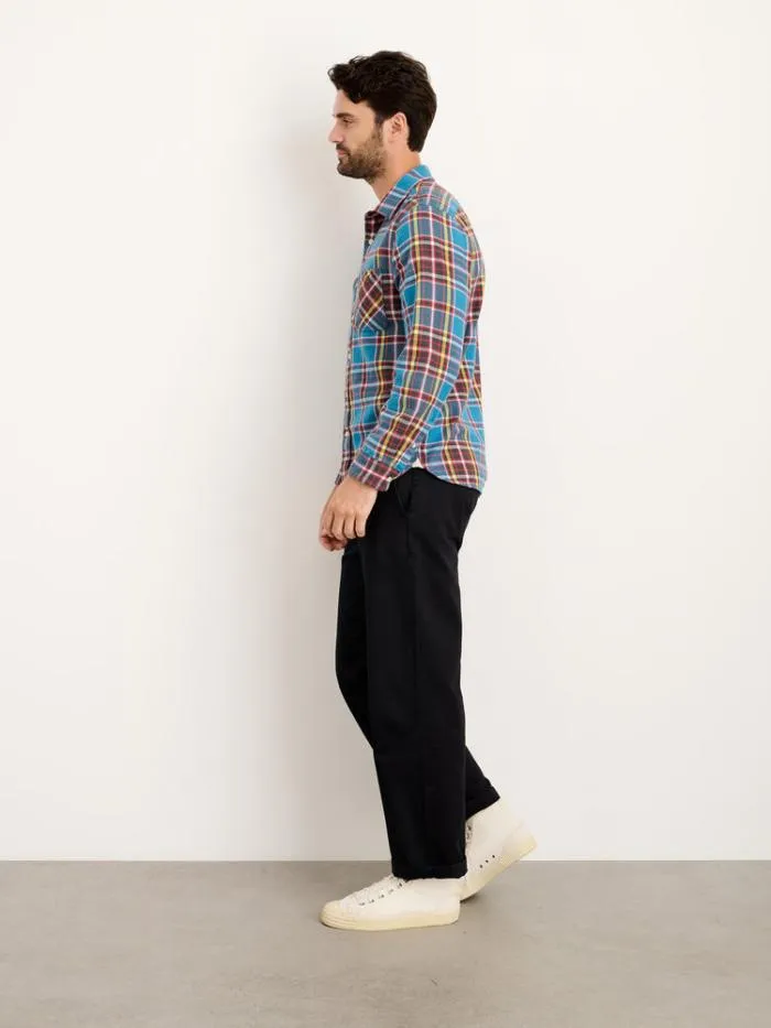 Alex Mill Shirts Chore Shirt In Blue Plaid Flannel 8211 Men