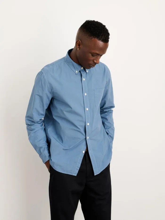 Alex Mill Shirts Mill Shirt In Paper Poplin Faded Delft Blue 8211 Men