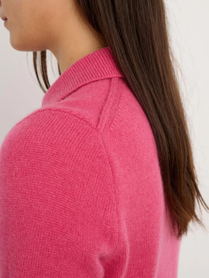Alex Mill Sweaters Alice Polo In Cashmere Pink 8211 Women
