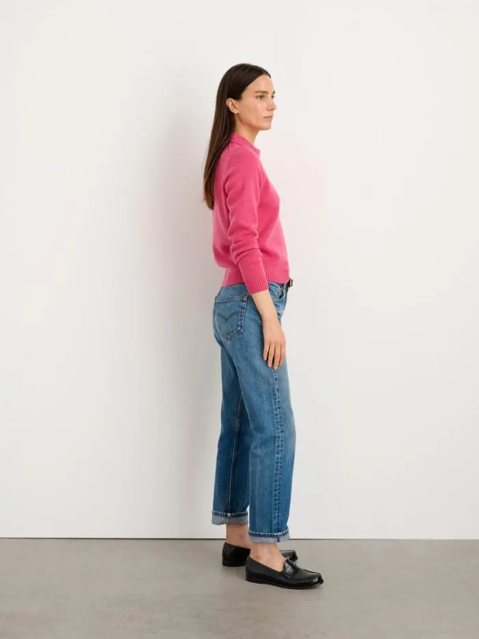 Alex Mill Sweaters Alice Polo In Cashmere Pink 8211 Women