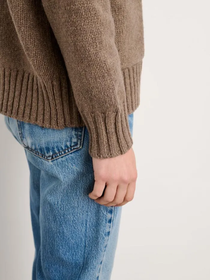 Alex Mill Sweaters Emma Cardigan In Lambswool Tiramisu 8211 Women